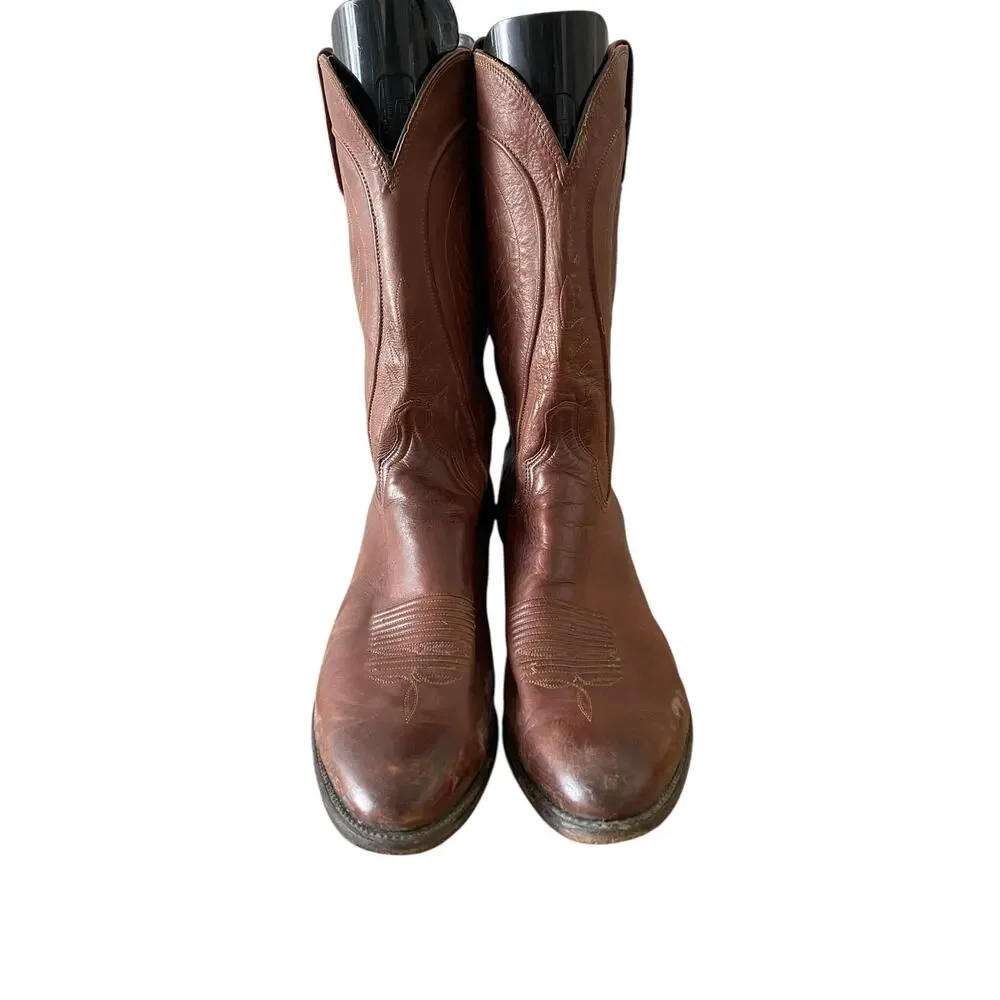 Lucchese Bart Western cowboy boots Size:14D